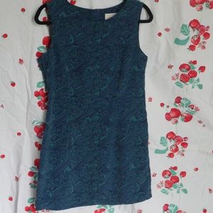 Blue Floral vintage 90s dress
